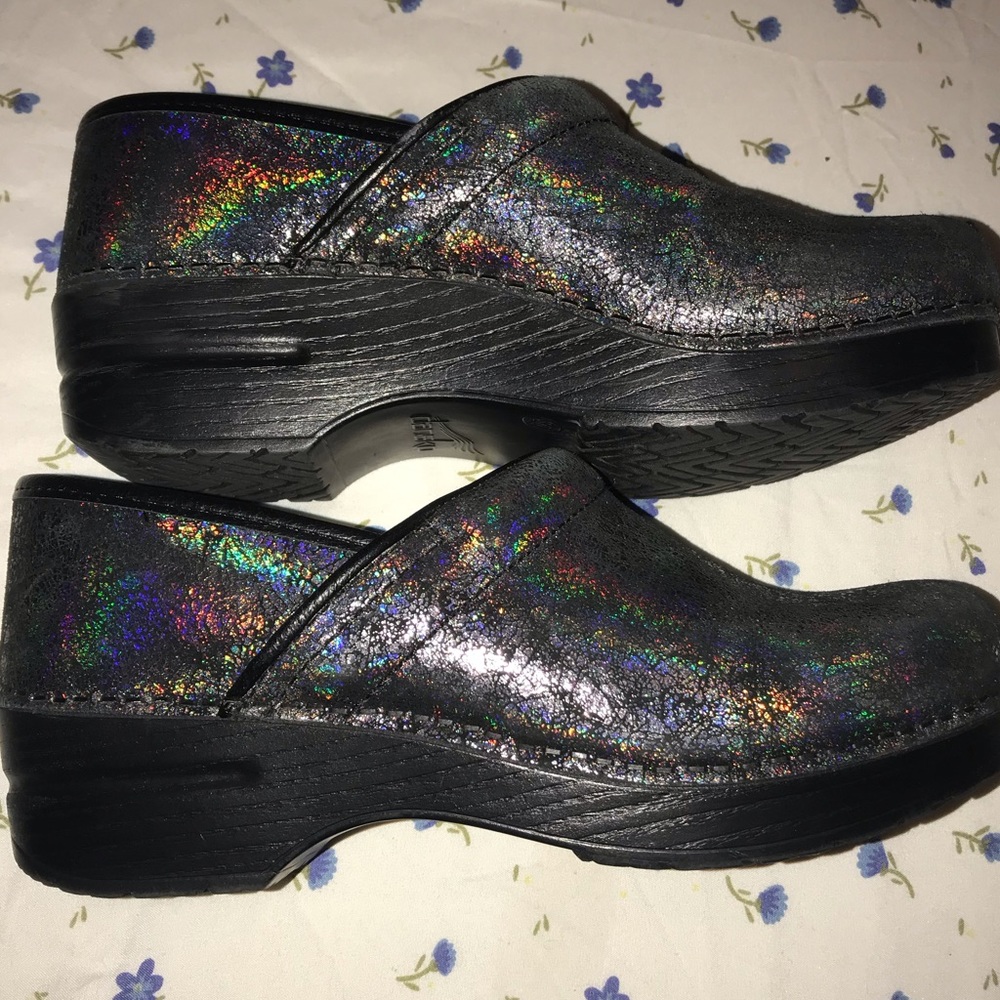 Dansko Professional Pewter Iridescent Mule - 38